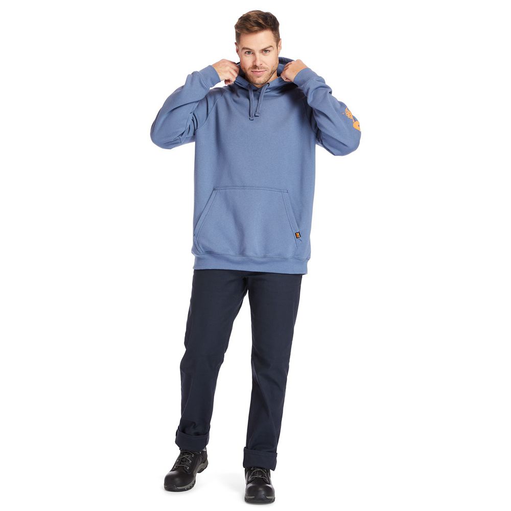 Timberland Mens Sweatshirts PRO® Big & Tall Hood Honcho Sport Hoodie - Blue - India LE5046738